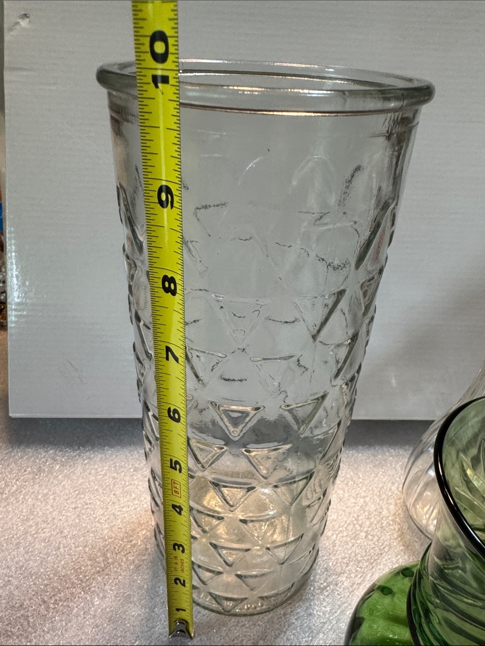 Green Swirl Glass Vase - Home Accents - Picture 9 of 9
